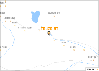 map of Touzribt