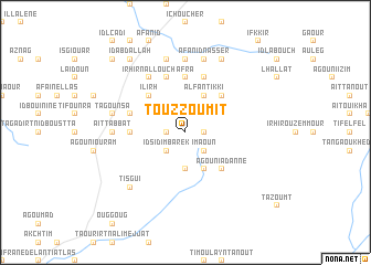 map of Touzzoumit