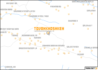 map of Tovah Khoshkeh
