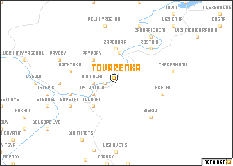 map of Tovarenka