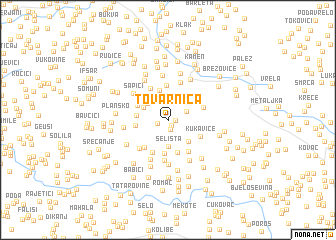 map of Tovarnica