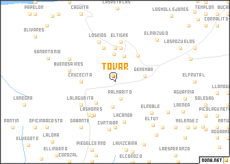 map of Tovar