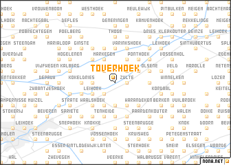 map of Toverhoek