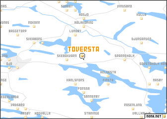 map of Töversta