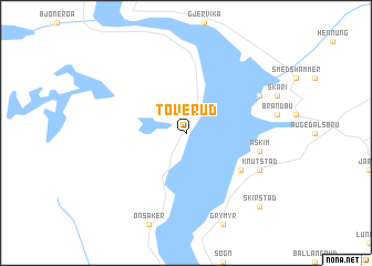 map of Toverud