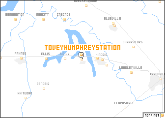 map of Tovey Humphrey Station