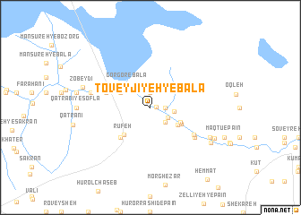 map of Toveyjīyeh-ye Bālā