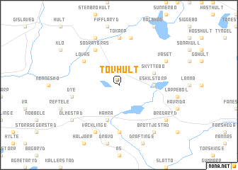 map of Tovhult