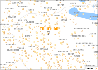 map of Tovički Do