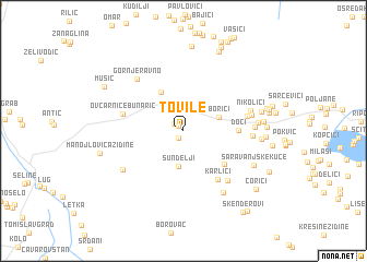 map of Tovile