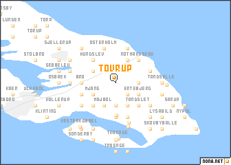 map of Tovrup