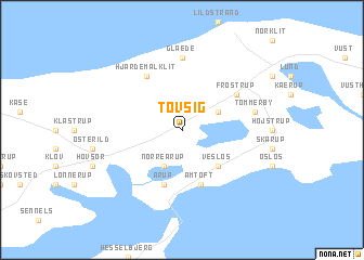 map of Tovsig