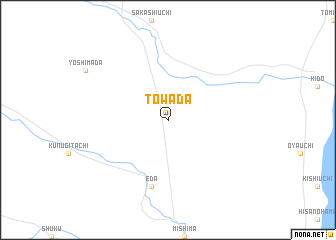 map of Towada