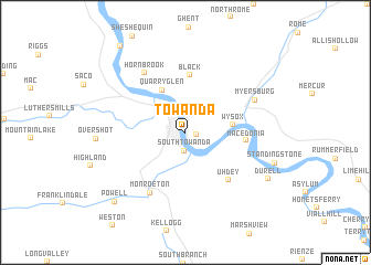 map of Towanda