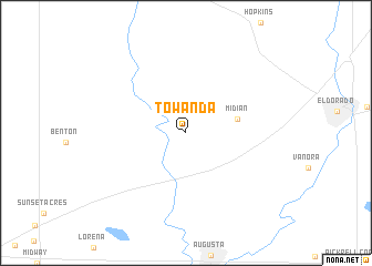 map of Towanda