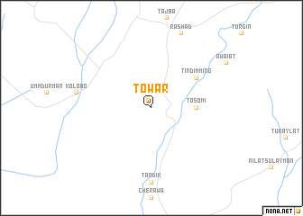 map of Towar