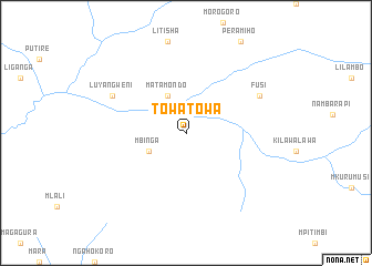 map of Towatowa