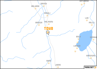 map of Towa