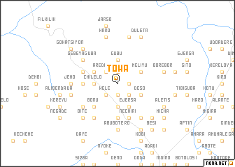 map of Towa