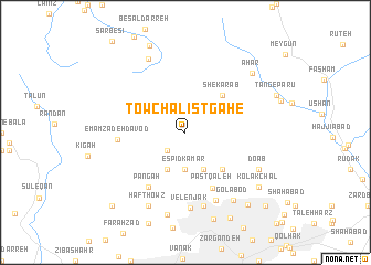 map of Towchāl Īstgāh-e