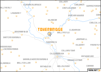 map of Tower Bridge