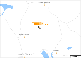 map of Tower Hill