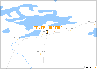 map of Tower Junction