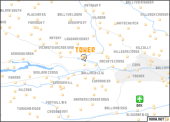 map of Tower