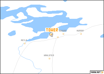 map of Tower