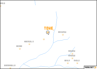 map of Towe