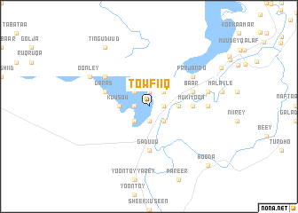 map of Towfiiq