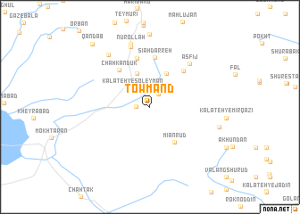 map of Towmand