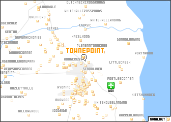 map of Towne Point