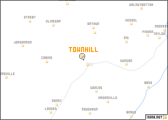 map of Town Hill