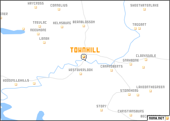 map of Town Hill