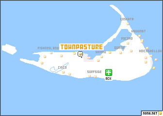 map of Town Pasture