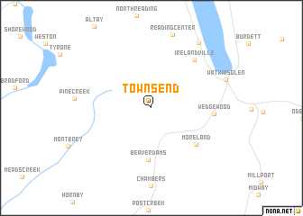 map of Townsend