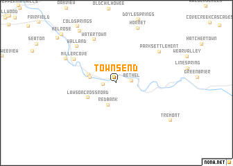 map of Townsend