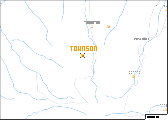 map of Townson