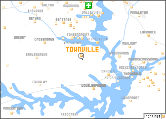 map of Townville