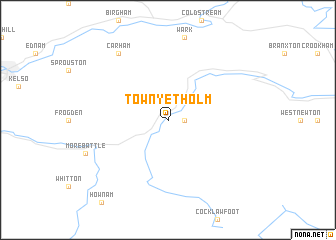 map of Town Yetholm