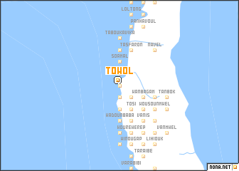 map of Towol