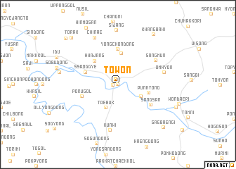 map of Towŏn