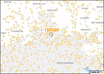 map of Towson