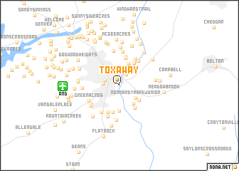 map of Toxaway