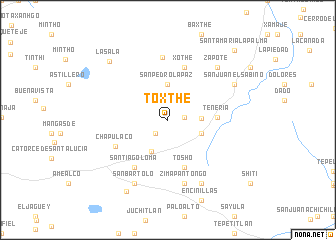 map of Toxthé