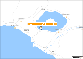 map of Tōyako-onsemmachi