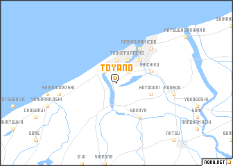 map of Toyano