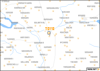 map of Toya