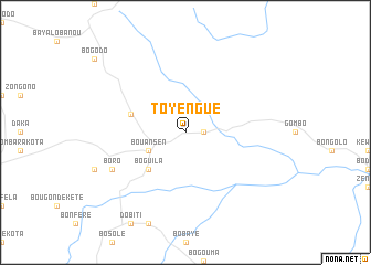 map of Toyengué